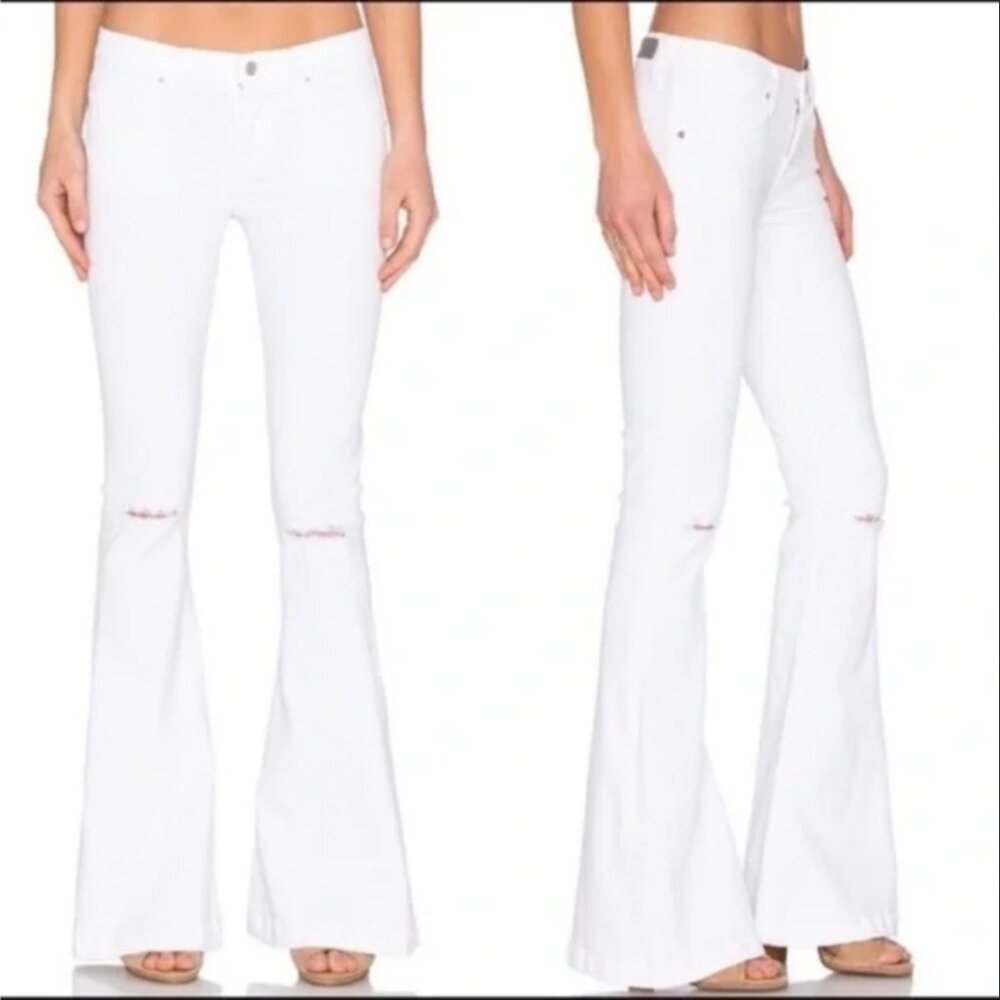 Agolde Madison Distressed Ultra Flare Jeans
